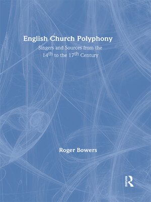 cover image of English Church Polyphony